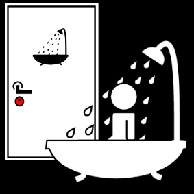 bathroom door locked